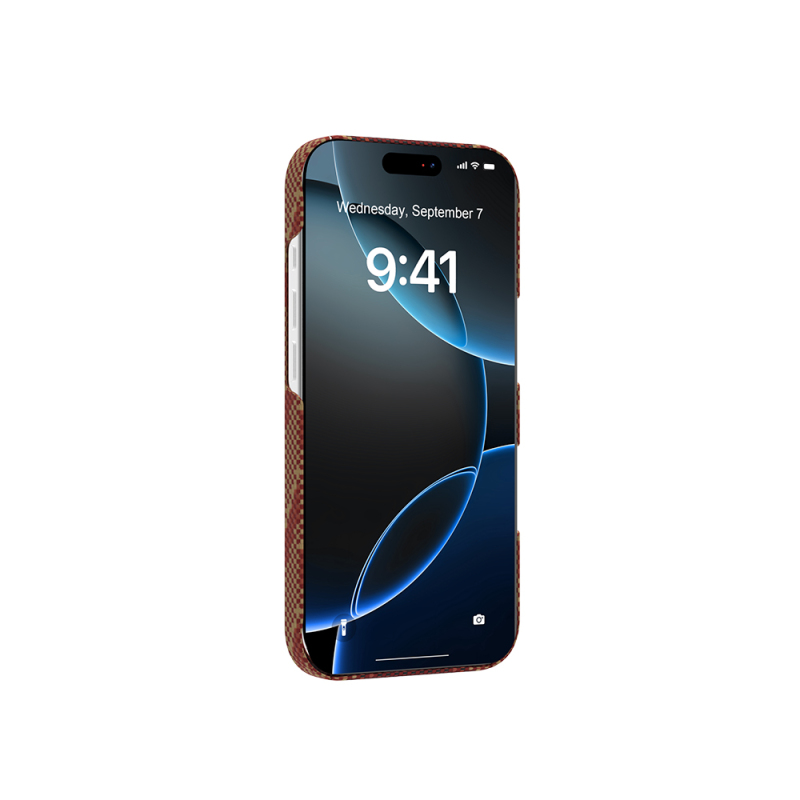 Apple iPhone 17 Kılıf M-safe Şarj Özellikli Raptic Aramid Skin Bionic Serisi Kapak - 9