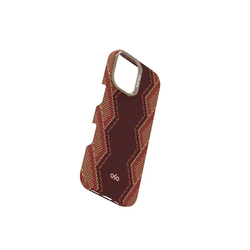 Apple iPhone 17 Kılıf M-safe Şarj Özellikli Raptic Aramid Skin Bionic Serisi Kapak - 7