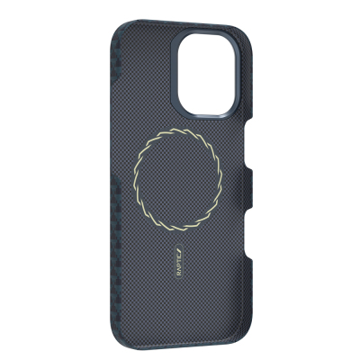Apple iPhone 17 Kılıf M-safe Şarj Özellikli Raptic Aramid Skin Origin Serisi Kapak - 9