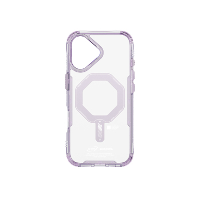 Apple iPhone 17 Kılıf M-safe Şarj Özellikli Şeffaf Airbag Tasarımlı Skinarma Saido Mag-Charge Kapak - 8