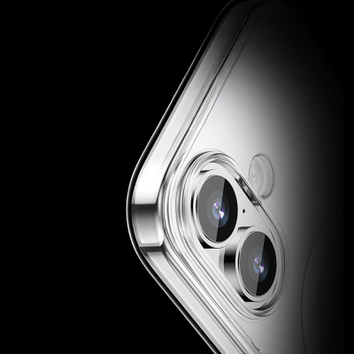 Apple iPhone 17 Kılıf M-safe Şarj Özellikli Transparan Sert PC Wlons Pita Kapak - 4