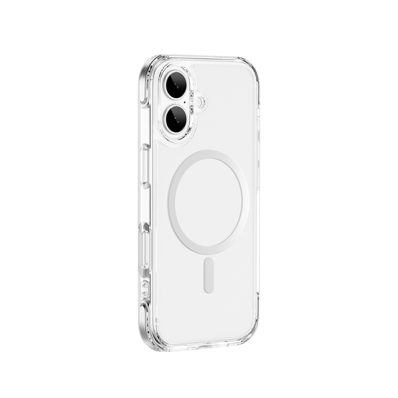 Apple iPhone 17 Kılıf M-safe Şarj Özellikli Wiwu MCC-702 Titanyum Pro Serisi Sert PC Kapak - 4