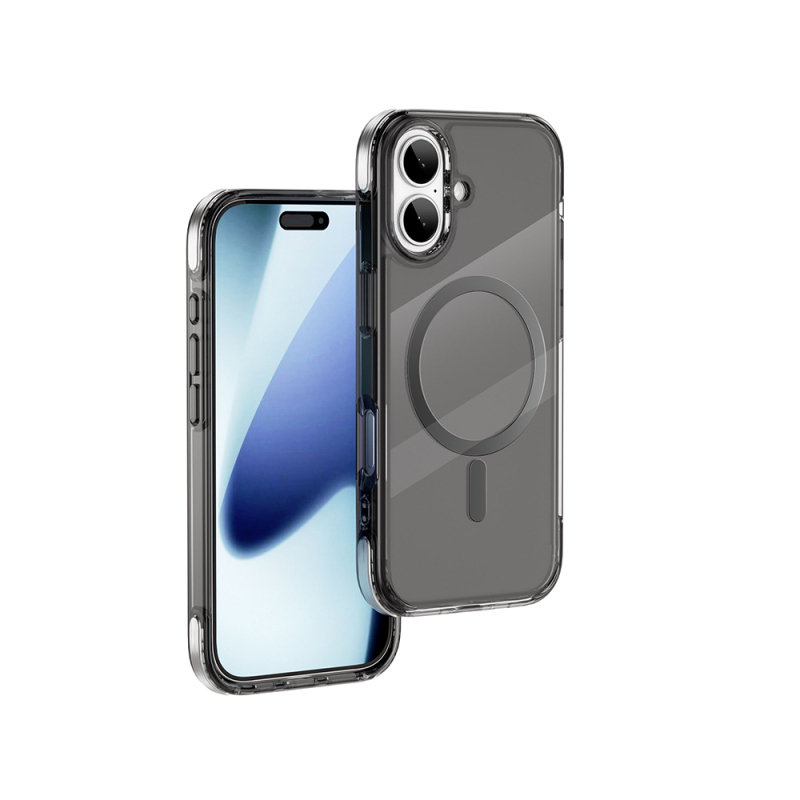 Apple iPhone 17 Kılıf M-safe Şarj Özellikli Wiwu MCC-702 Titanyum Pro Serisi Sert PC Kapak - 2