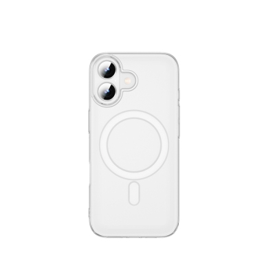 Apple iPhone 17 Kılıf M-safe Şarj Özellikli Wiwu YXK-207 Invisible Pro Sert PC Kapak - 3