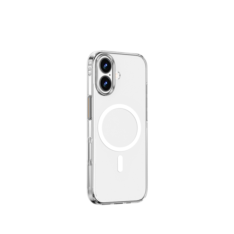 Apple iPhone 17 Kılıf M-safe Şarj Özellikli Wiwu YXK-208 Invisible Ultra Sert PC Kapak - 3