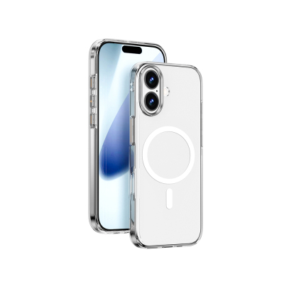 Apple iPhone 17 Kılıf M-safe Şarj Özellikli Wiwu YXK-208 Invisible Ultra Sert PC Kapak - 2