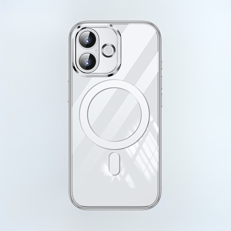 Apple iPhone 17 Kılıf M-safe Şarj Özellikli Wlons Standlı Efsane Kapak - 7
