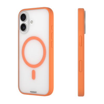 Apple iPhone 17 Kılıf M-safe Şarj Özellikli Youngkit Clear Serisi Kapak - 7