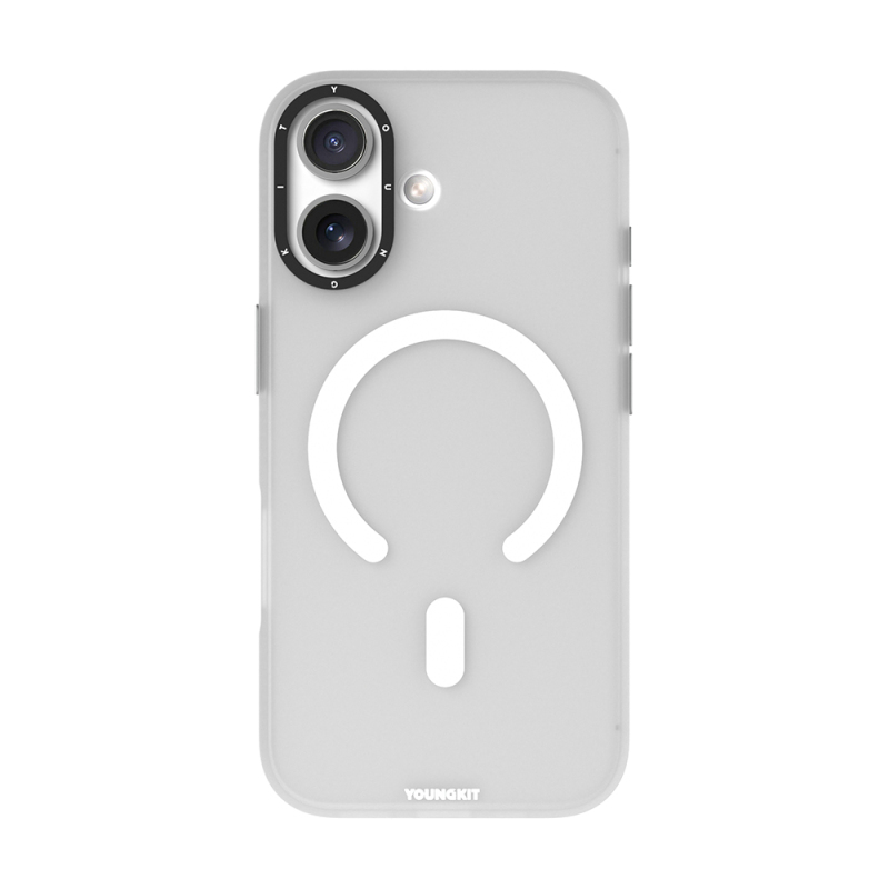 Apple iPhone 17 Kılıf M-safe Şarj Özellikli Youngkit Hidden Sand Serisi Kapak - 2