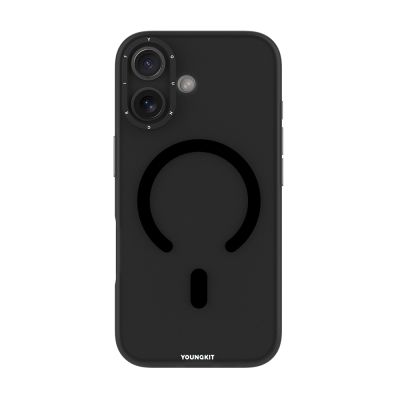 Apple iPhone 17 Kılıf M-safe Şarj Özellikli Youngkit Hidden Sand Serisi Kapak - 3
