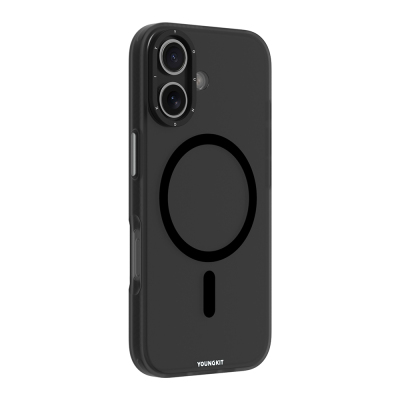 Apple iPhone 17 Kılıf M-safe Şarj Özellikli Youngkit Hidden Sand Serisi Kapak - 6