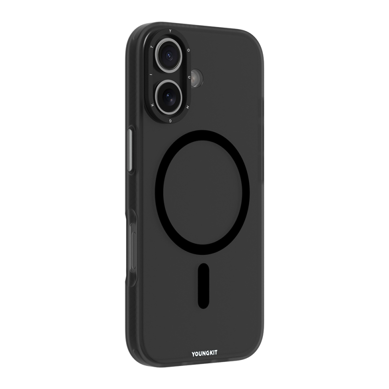 Apple iPhone 17 Kılıf M-safe Şarj Özellikli Youngkit Hidden Sand Serisi Kapak - 6
