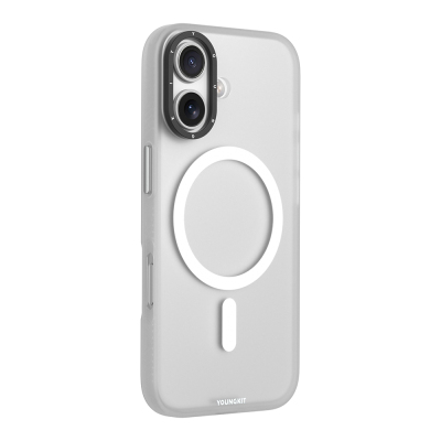 Apple iPhone 17 Kılıf M-safe Şarj Özellikli Youngkit Hidden Sand Serisi Kapak - 8