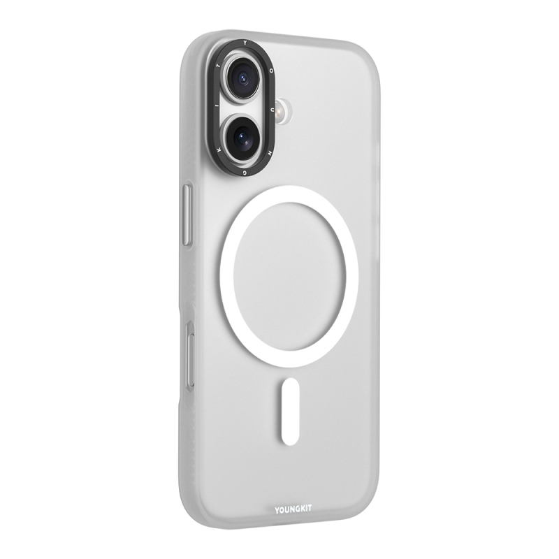 Apple iPhone 17 Kılıf M-safe Şarj Özellikli Youngkit Hidden Sand Serisi Kapak - 8