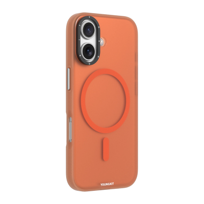 Apple iPhone 17 Kılıf M-safe Şarj Özellikli Youngkit Hidden Sand Serisi Kapak - 7