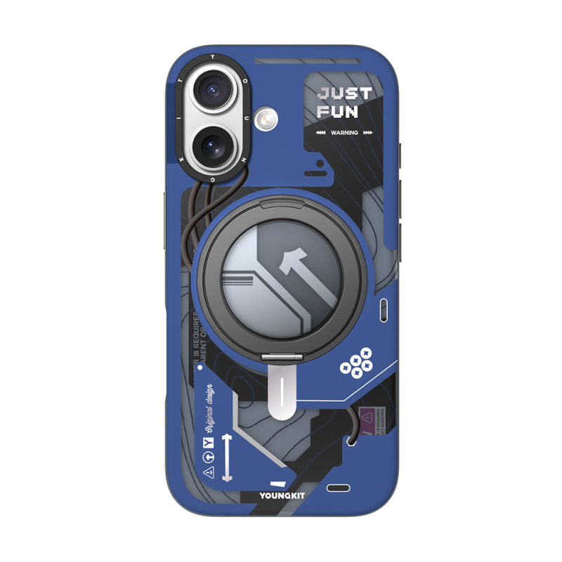 Apple iPhone 17 Kılıf M-safe Şarj Özellikli Youngkit Starship Serisi Kapak - 4