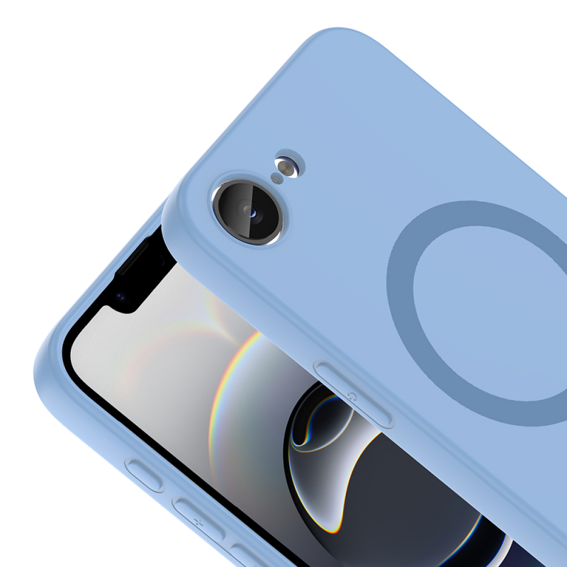 Apple iPhone 17 Kılıf M-Safe Şarj Özellikli Zore Aris Silikon Kapak - 11