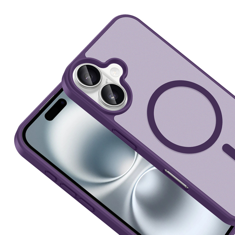 Apple iPhone 17 Kılıf M-safe Şarj Özellikli Zore Babet Kapak - 11