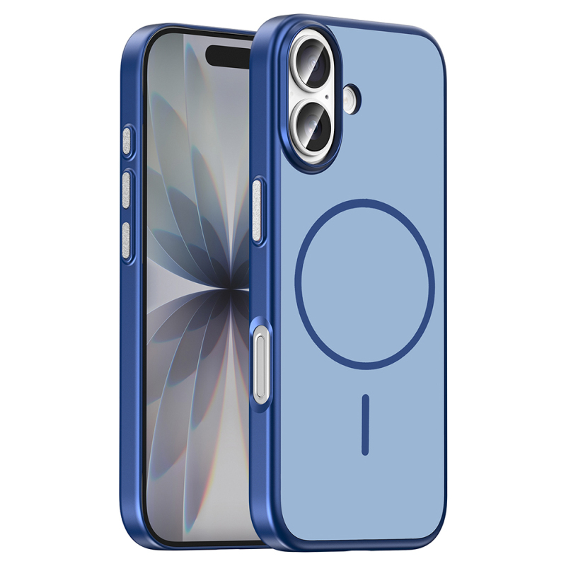 Apple iPhone 17 Kılıf M-Safe Şarj Özellikli Zore Lora PC Kapak - 2