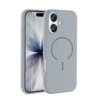 Apple iPhone 17 Kılıf M-safe Şarj Özellikli Zore Meta Kapak - 7