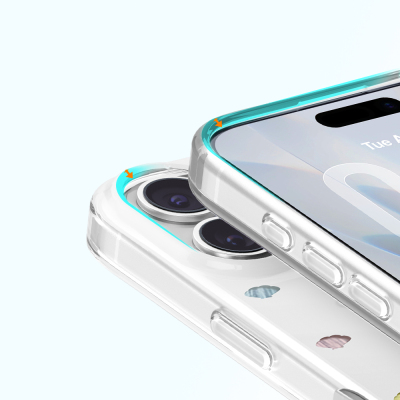 Apple iPhone 17 Kılıf M-Safe Şarj Özellikli Zore Paris Axen Sert PC Kapak - 25