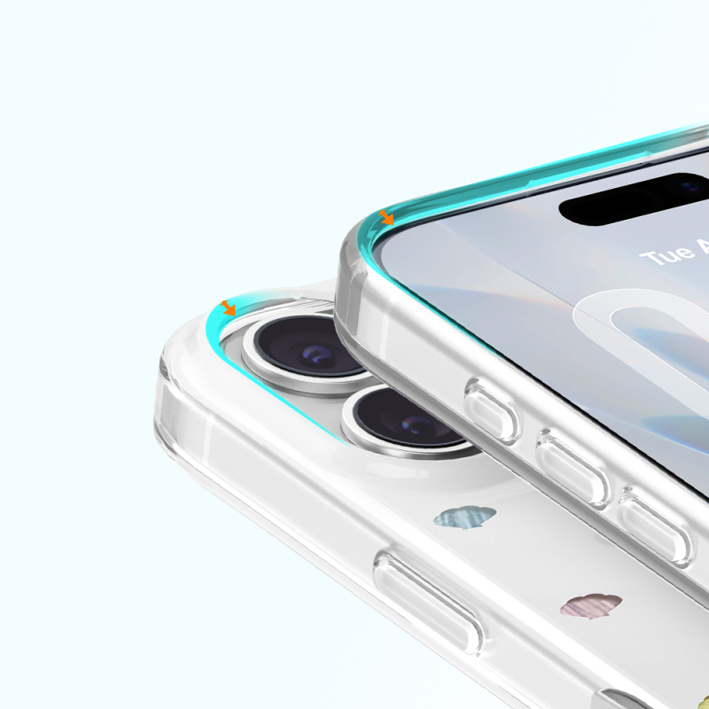 Apple iPhone 17 Kılıf M-Safe Şarj Özellikli Zore Paris Axen Sert PC Kapak - 25