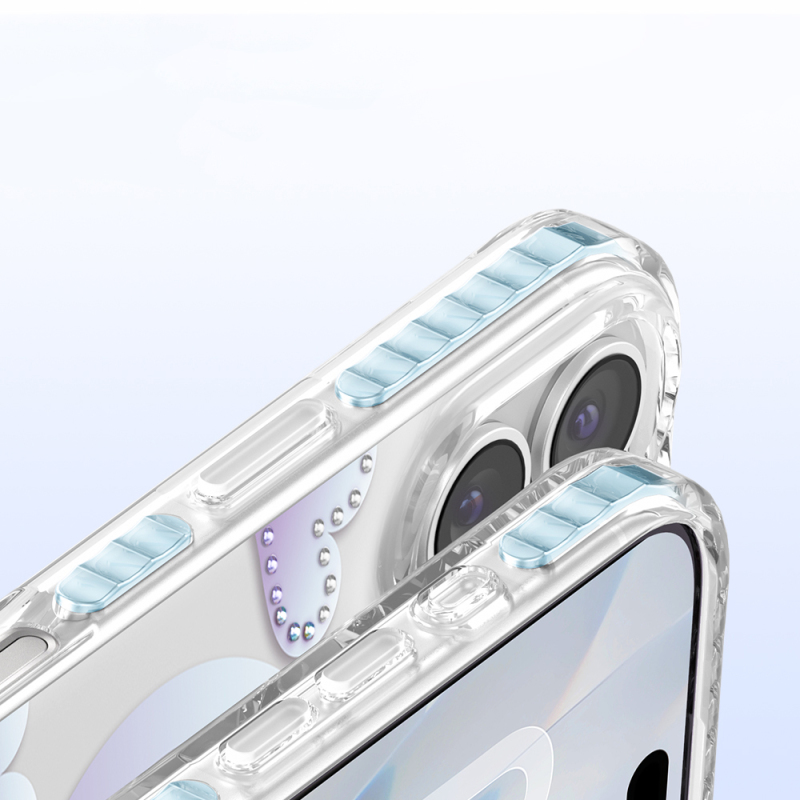 Apple iPhone 17 Kılıf M-Safe Şarj Özellikli Zore Paris Elvo Sert PC Kapak - 27