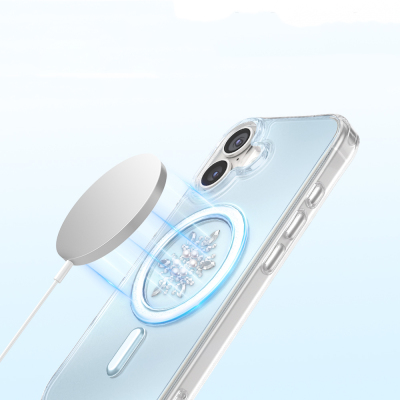 Apple iPhone 17 Kılıf M-Safe Şarj Özellikli Zore Paris Mova Sert PC Kapak - 8