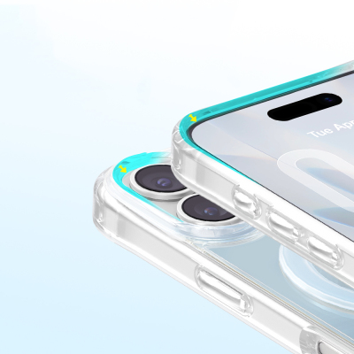 Apple iPhone 17 Kılıf M-Safe Şarj Özellikli Zore Paris Mova Sert PC Kapak - 9