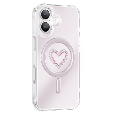 Apple iPhone 17 Kılıf M-Safe Şarj Özellikli Zore Paris Mova Sert PC Kapak - 2