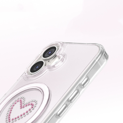 Apple iPhone 17 Kılıf M-Safe Şarj Özellikli Zore Paris Mova Sert PC Kapak - 14