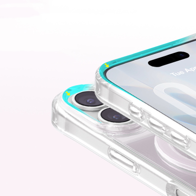 Apple iPhone 17 Kılıf M-Safe Şarj Özellikli Zore Paris Mova Sert PC Kapak - 16