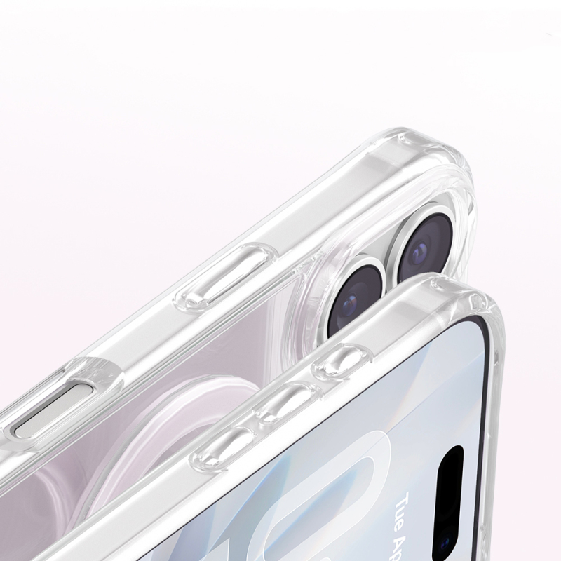 Apple iPhone 17 Kılıf M-Safe Şarj Özellikli Zore Paris Mova Sert PC Kapak - 18