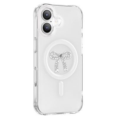 Apple iPhone 17 Kılıf M-Safe Şarj Özellikli Zore Paris Mova Sert PC Kapak - 3