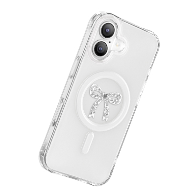 Apple iPhone 17 Kılıf M-Safe Şarj Özellikli Zore Paris Mova Sert PC Kapak - 20