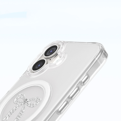 Apple iPhone 17 Kılıf M-Safe Şarj Özellikli Zore Paris Mova Sert PC Kapak - 21