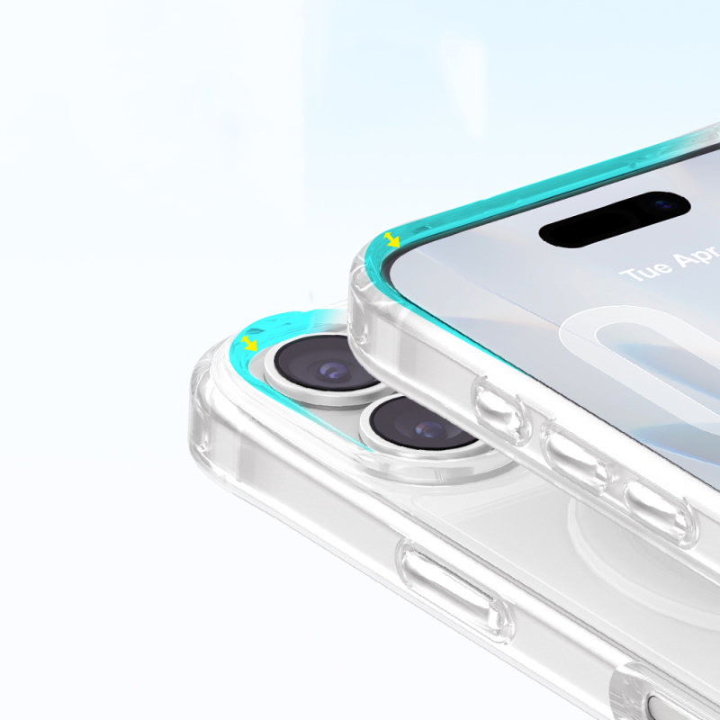Apple iPhone 17 Kılıf M-Safe Şarj Özellikli Zore Paris Mova Sert PC Kapak - 23
