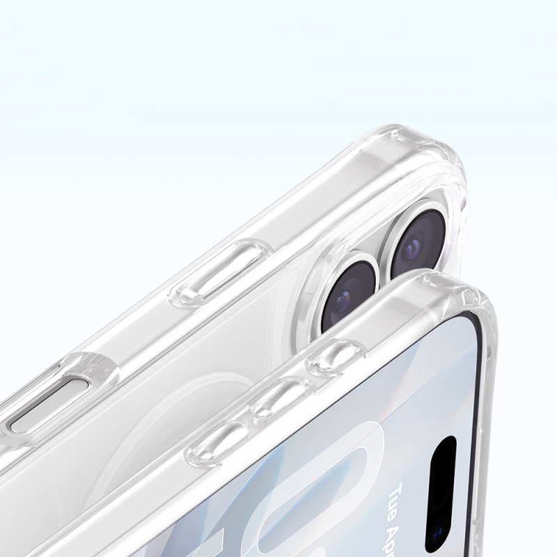 Apple iPhone 17 Kılıf M-Safe Şarj Özellikli Zore Paris Mova Sert PC Kapak - 25