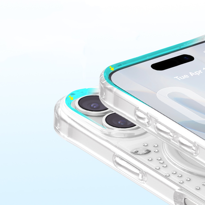 Apple iPhone 17 Kılıf M-Safe Şarj Özellikli Zore Paris Mova Sert PC Kapak - 30
