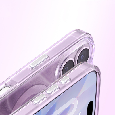 Apple iPhone 17 Kılıf M-Safe Şarj Özellikli Zore Paris Rovix Sert PC Kapak - 10