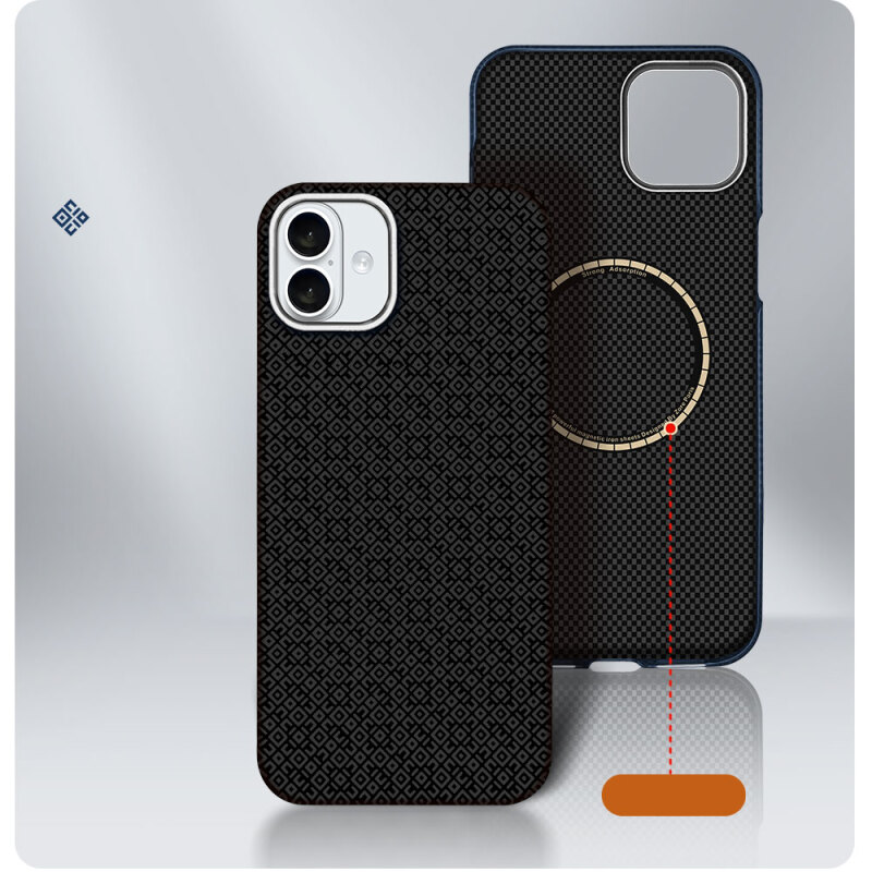 Apple iPhone 17 Kılıf M-Safe Şarj Özellikli Zore Paris Vax Sert PC Kapak - 8