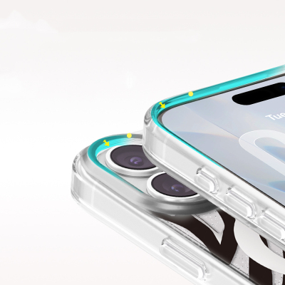 Apple iPhone 17 Kılıf M-Safe Şarj Özellikli Zore Paris Veyro TPU Kapak - 23