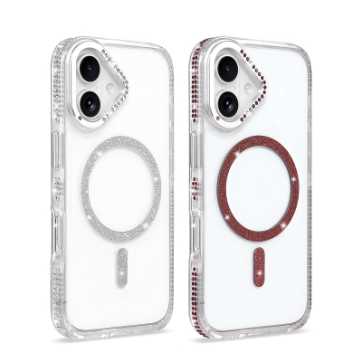 Apple iPhone 17 Kılıf M-safe Şarj Özellikli Zore Tera Silikon Kapak - 7