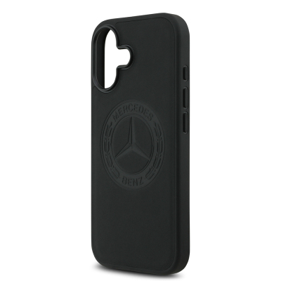 Apple iPhone 17 Kılıf Mercedes Benz Orjinal Lisanslı M-safe Şarj Özellikli Hakiki Deri Nostaljik Yıldız Dizayn Kapak - 7