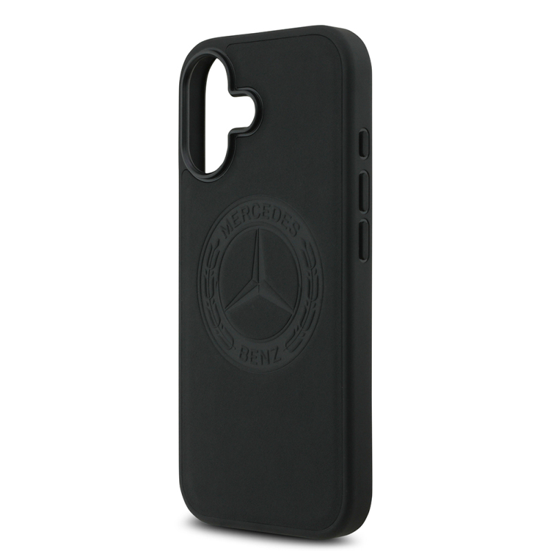 Apple iPhone 17 Kılıf Mercedes Benz Orjinal Lisanslı M-safe Şarj Özellikli Hakiki Deri Nostaljik Yıldız Dizayn Kapak - 7