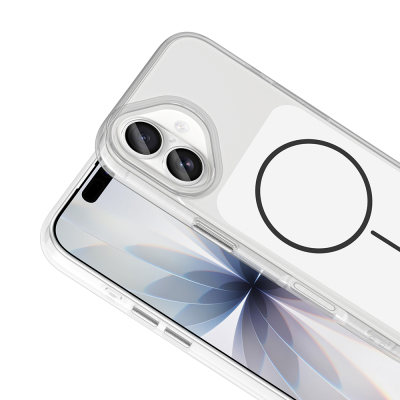 Apple iPhone 17 Kılıf Metal Buton Tasarımlı Zore İkonik Sert Silikon Kapak - 14