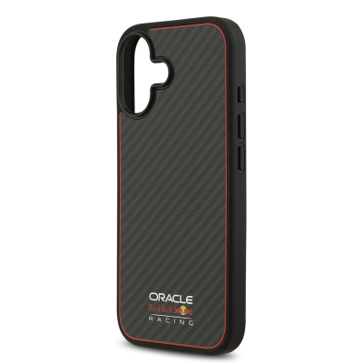 Apple iPhone 17 Kılıf Redbull Orjinal Lisanslı M-safe Şarj Özellikli Karbon Fiber Parlayan Logolu Kevlar Kapak - 8