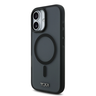 Apple iPhone 17 Kılıf TUMI Orjinal Lisanslı M-safe Şarj Özellikli Buzlu Transparan Kapak - 3