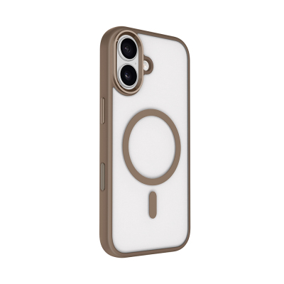 Apple iPhone 17 Kılıf Wireless Şarj Özellikli Zore Krom M-safe Silikon Kapak - 11