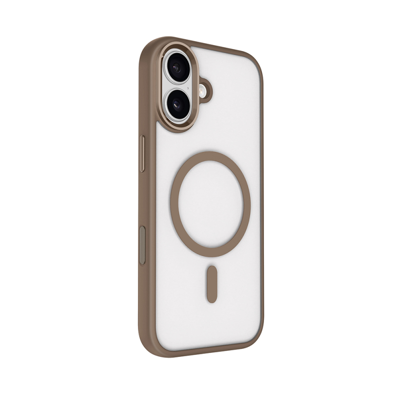 Apple iPhone 17 Kılıf Wireless Şarj Özellikli Zore Krom M-safe Silikon Kapak - 11